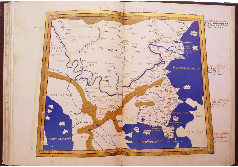 Atlas-Claudius Ptolomeus-Manuscript-Illuminated codex-facsimile book-Vicent García Editores-10 Dacia.
